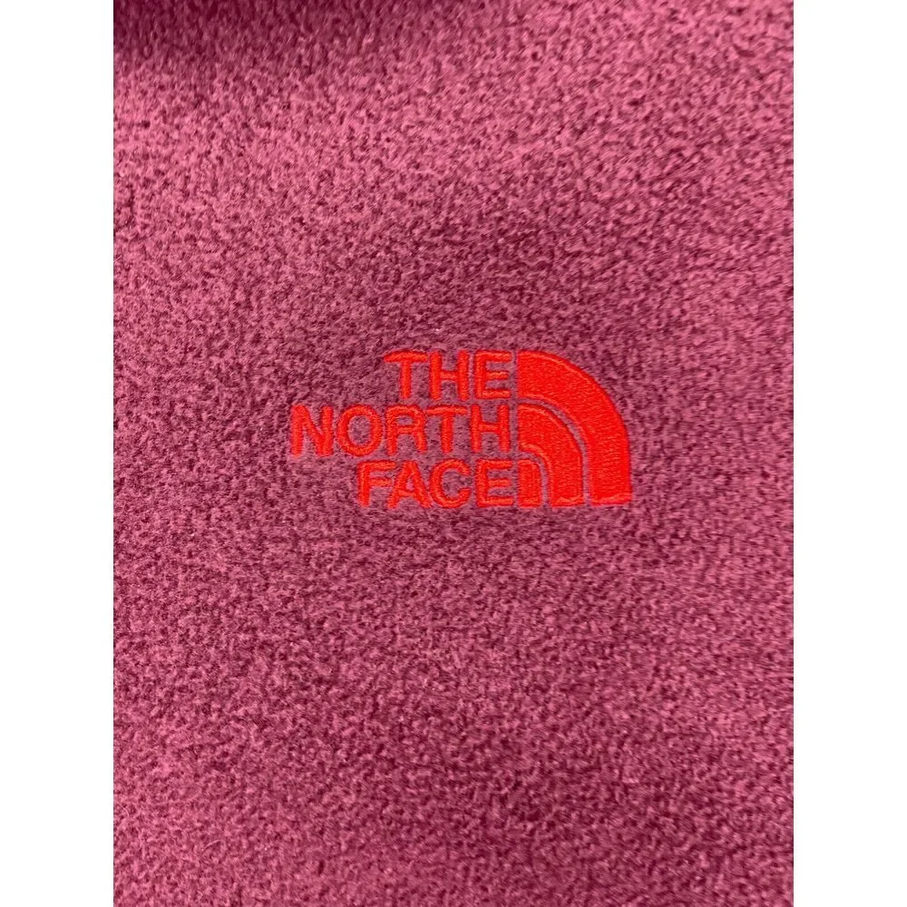North Face Men's Fleece 1/4 Zip Jacket Size‎ Large Maroon
